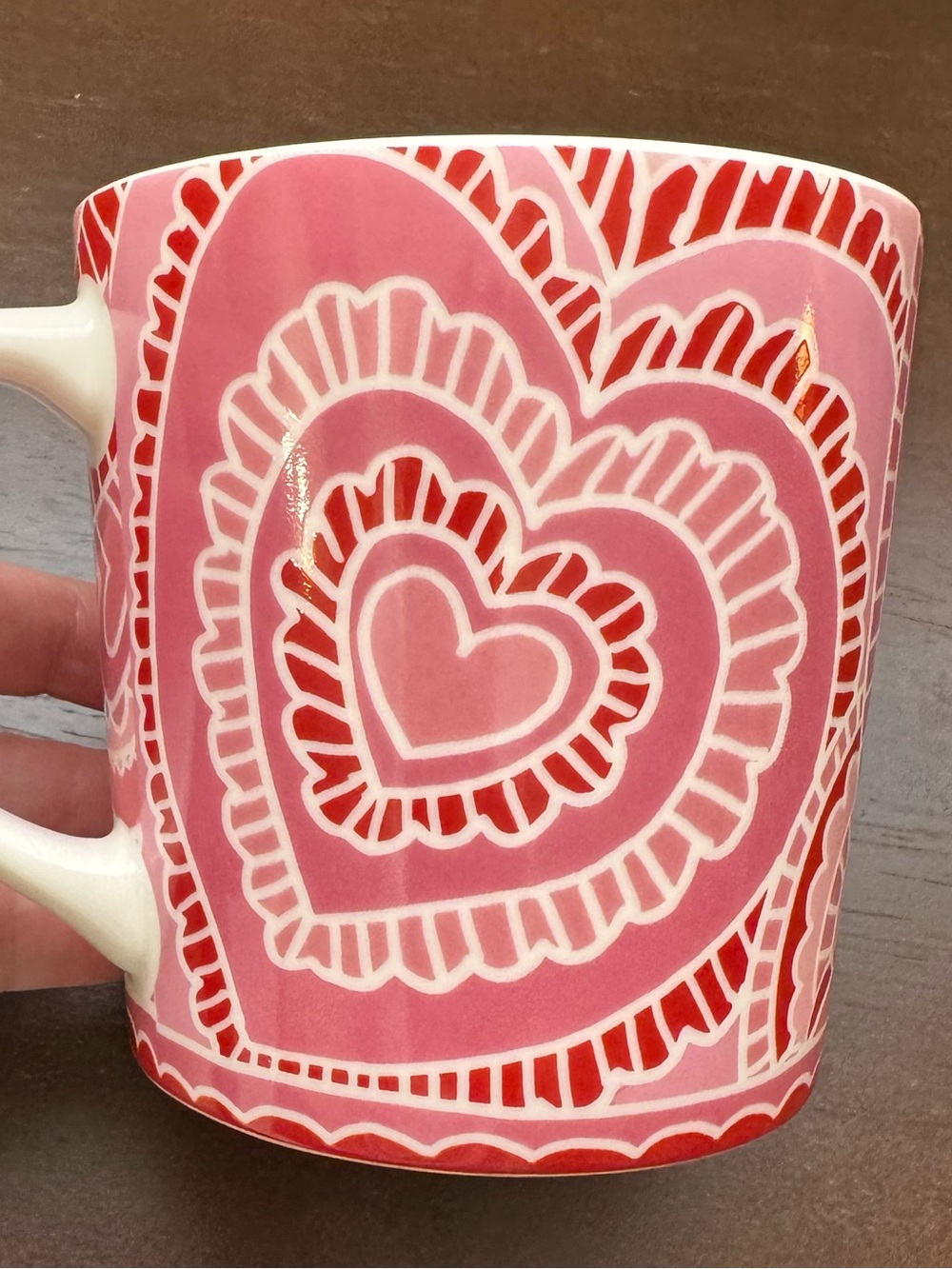 Starbucks Heart Love Valentine Mug 2005 Collection